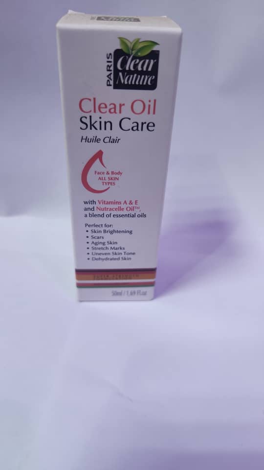 Clear Nature Clear Oil Skin Care Huile Clair