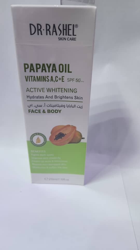 Dr. Rashel Papaya Oil with Vitamins A, C & E
